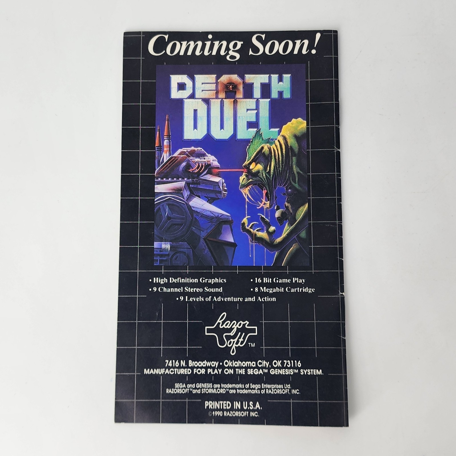 Stormlord Sega Genesis Complete Case Cart Manual CLEANED & TESTED w/ Protector!