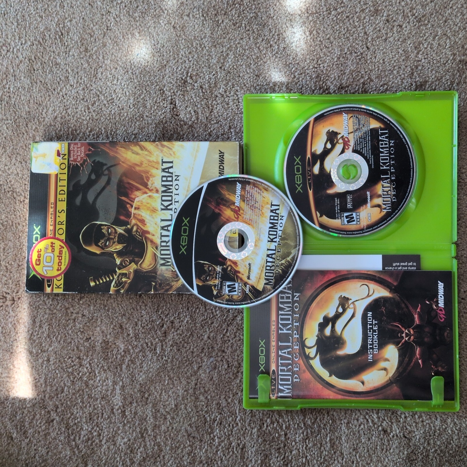 Mortal Kombat:Deception Kollector’s Edition XBox