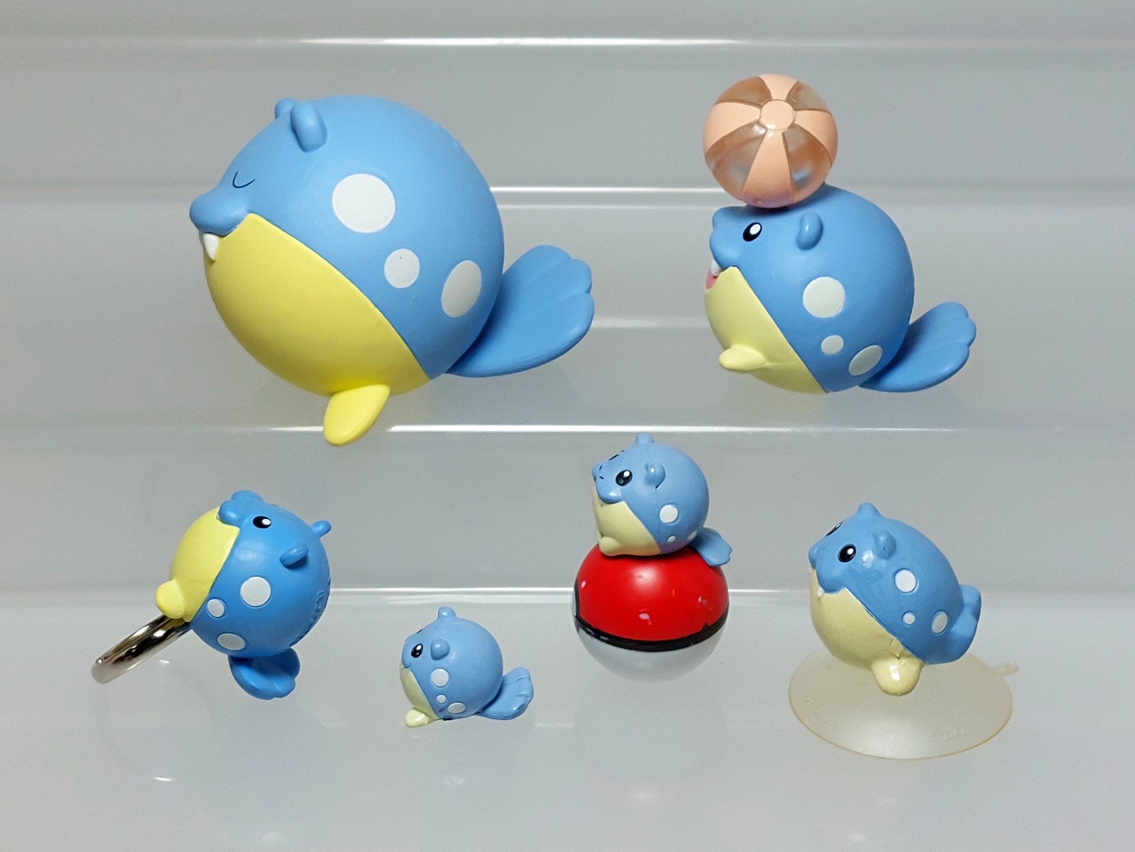 Spheal Tamazarashi Pokemon Mixed Figure Tomy T-ARTS Bandai Banpresto 0.4-1.7in