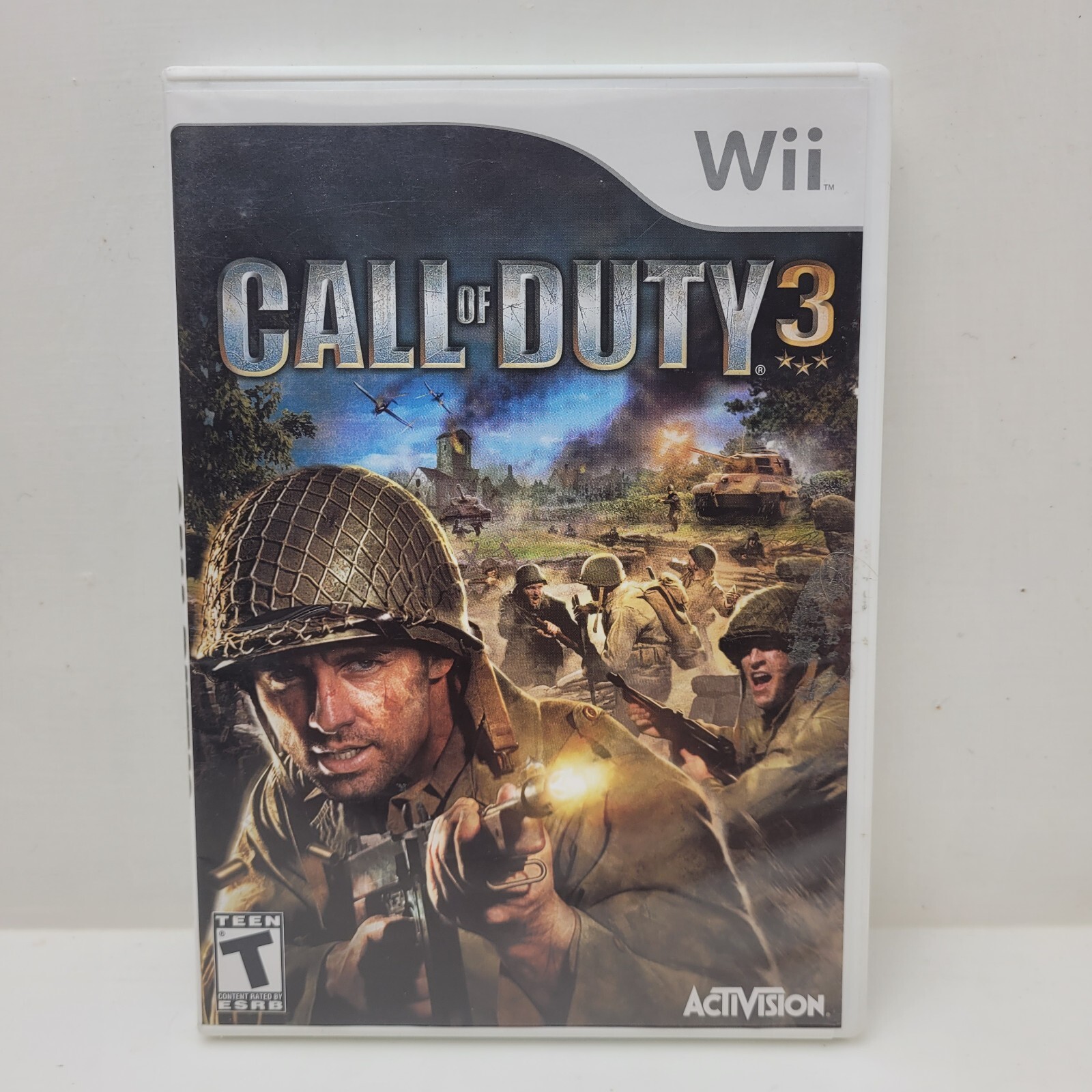 Call of Duty 3 (Nintendo Wii, 2006) Manual Included and Tested