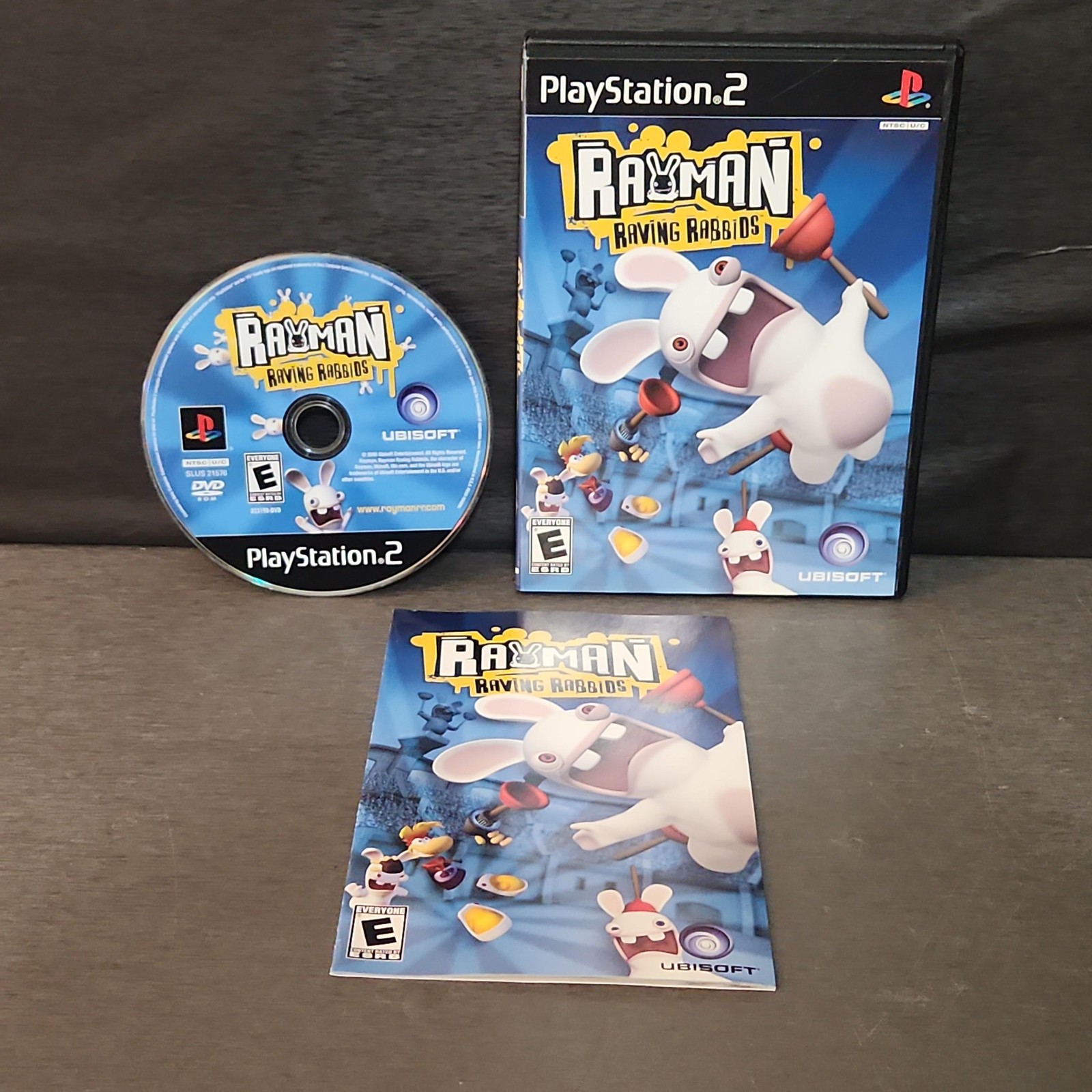 Rayman Raving Rabbids PlayStation 2 PS2 Game CIB Complete