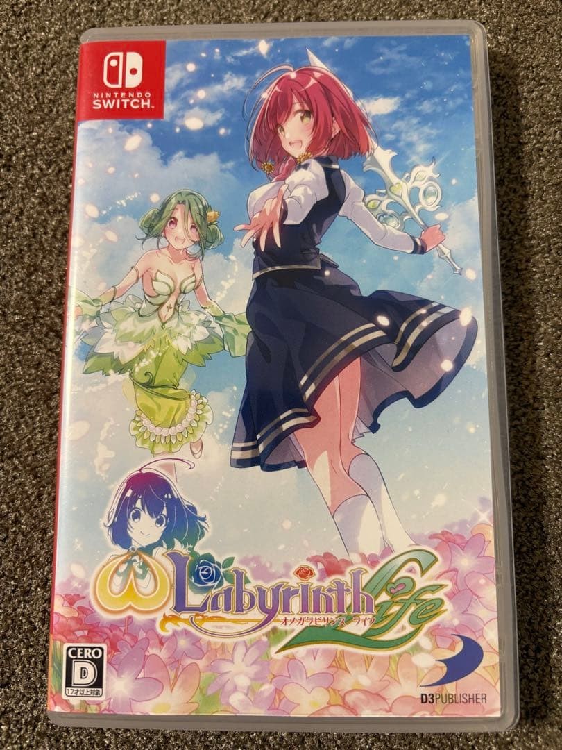 Omega Labyrinth Life for Nintendo Switch Video Game japan used