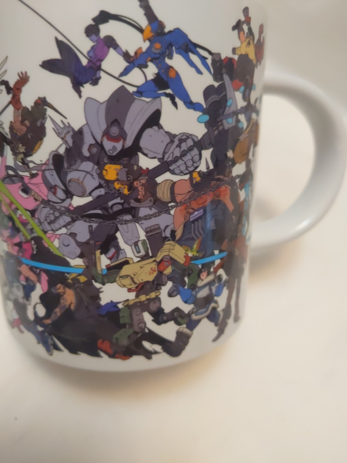 Overwatch Design Blizzard Entertainment Collectable Coffee Tea Mug Cup White