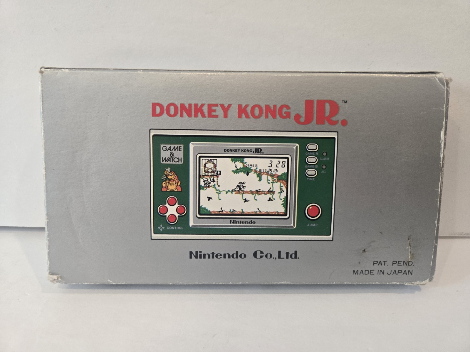 Donkey Kong Jr. Game & Watch (1982) – Complete in Box – 100% Original – Used
