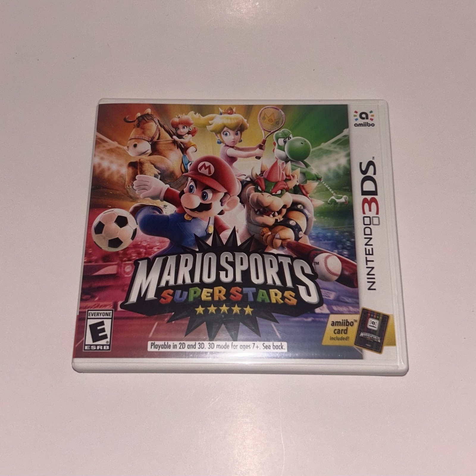 Mario Sports Superstars Cards Nintendo 3DS Tested Working + Walugi Amiibo