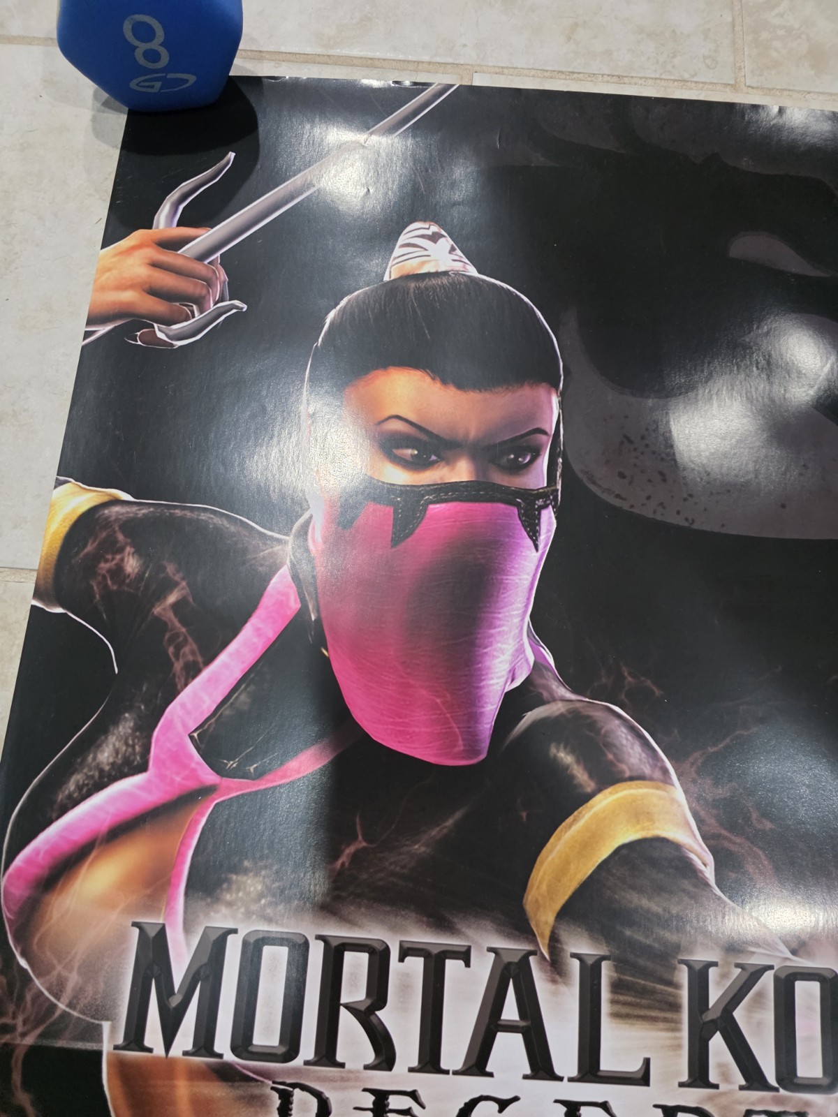 Mortal Kombat Deception Store Display Promo Poster 22 X 28 Mileena Xbox PS2 Rare