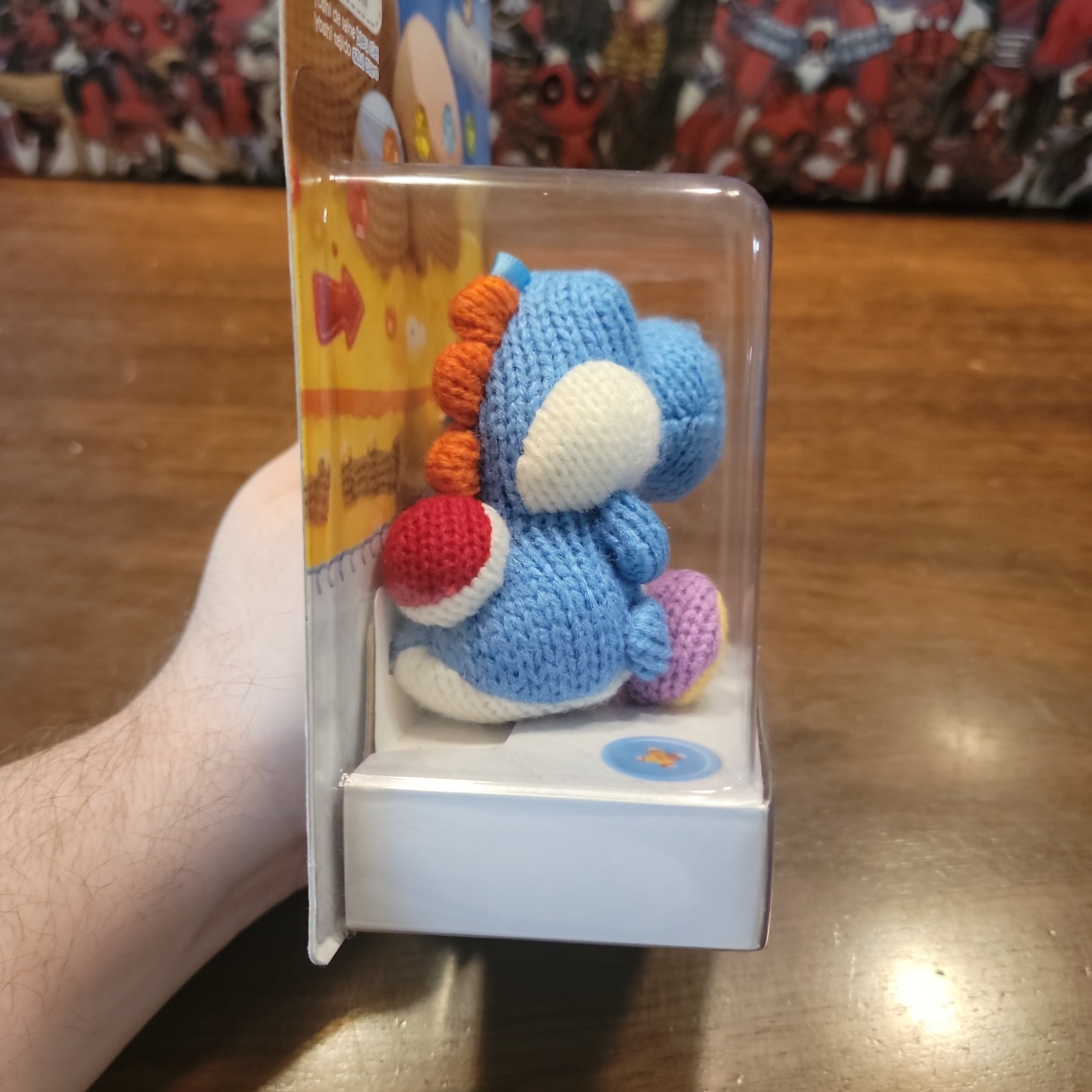 Yoshi’s Wooly World Light Blue Yarn Yoshi – Nintendo Amiibo – Brand New – Sealed