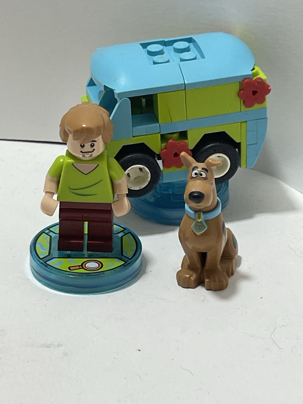 LEGO Dimensions Scooby-Doo Shaggy, Scooby & Mystery Machine Figure Lot