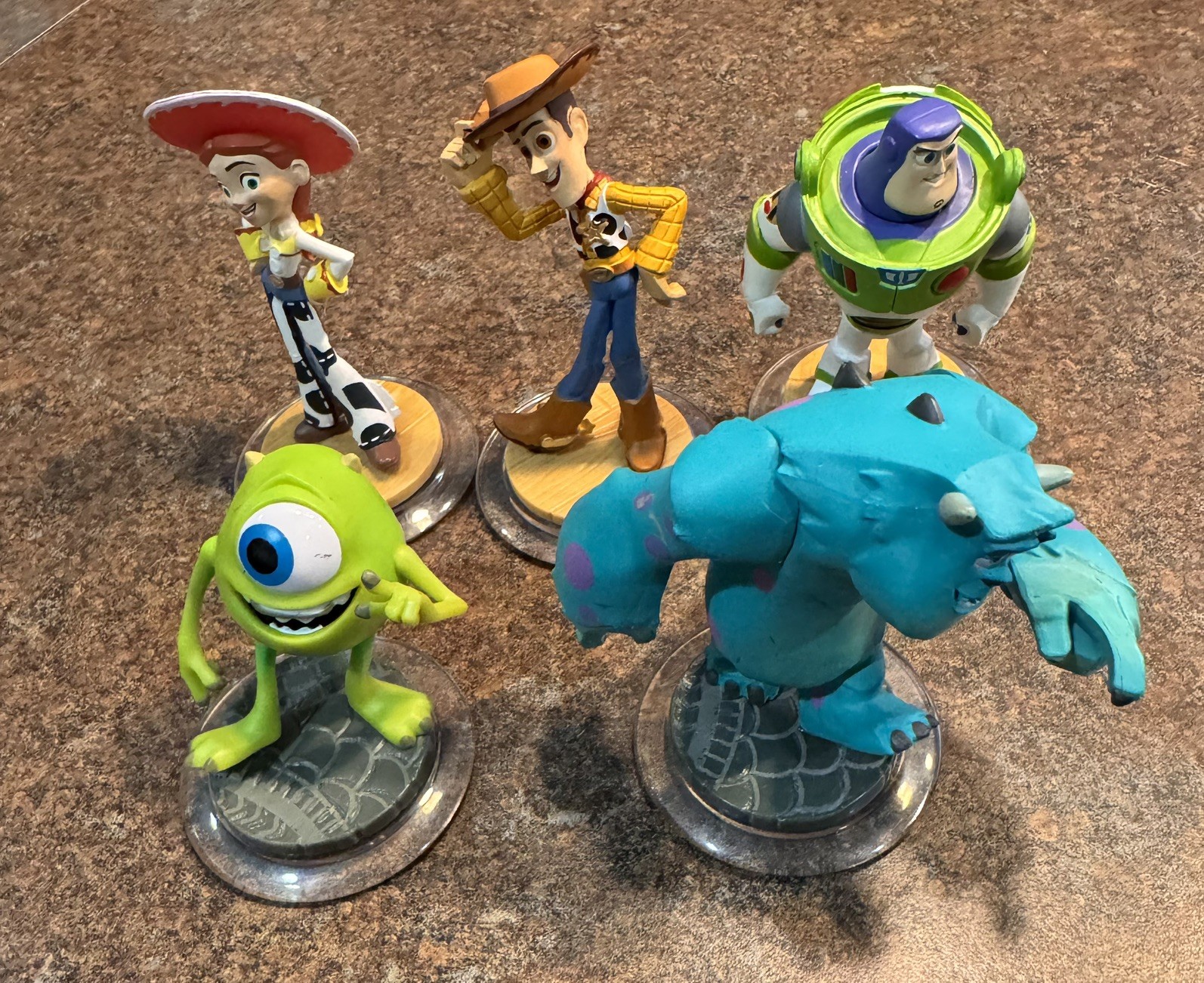Large Lot of 58 Disney Infinity Figures & 34 Power Discs!