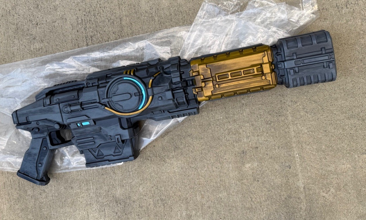 Doom Eternal Plasma Rifle Replica Toy Made Of Foam Video Games Full Size 23”