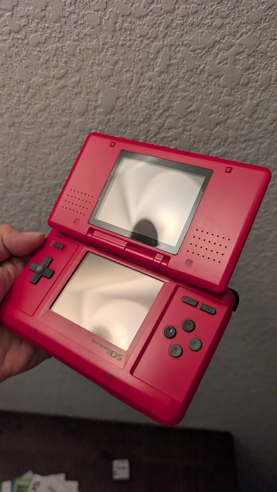 Nintendo DS Hot Rod Red Wi-Fi Handheld Console NTSC-U/C w/ Mario Kart DS