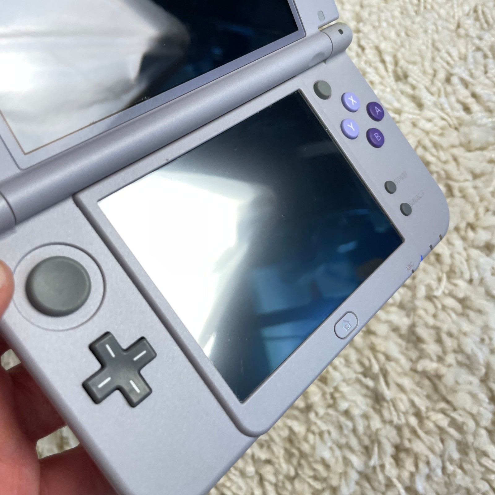Nintendo New 3DS XL Super Nintendo SNES Edition Gray Purple NTSC RED-001 Tested