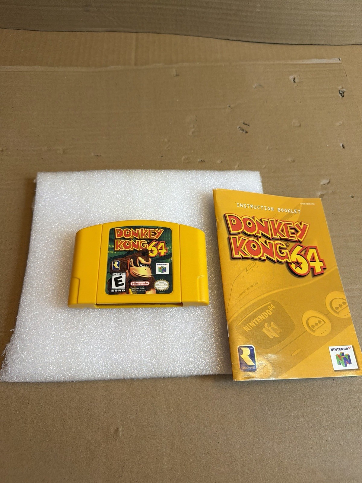 Nintendo Donkey Kong 64 Nintendo 64 N64 Cartridge NTSC-U/C E-Everyone