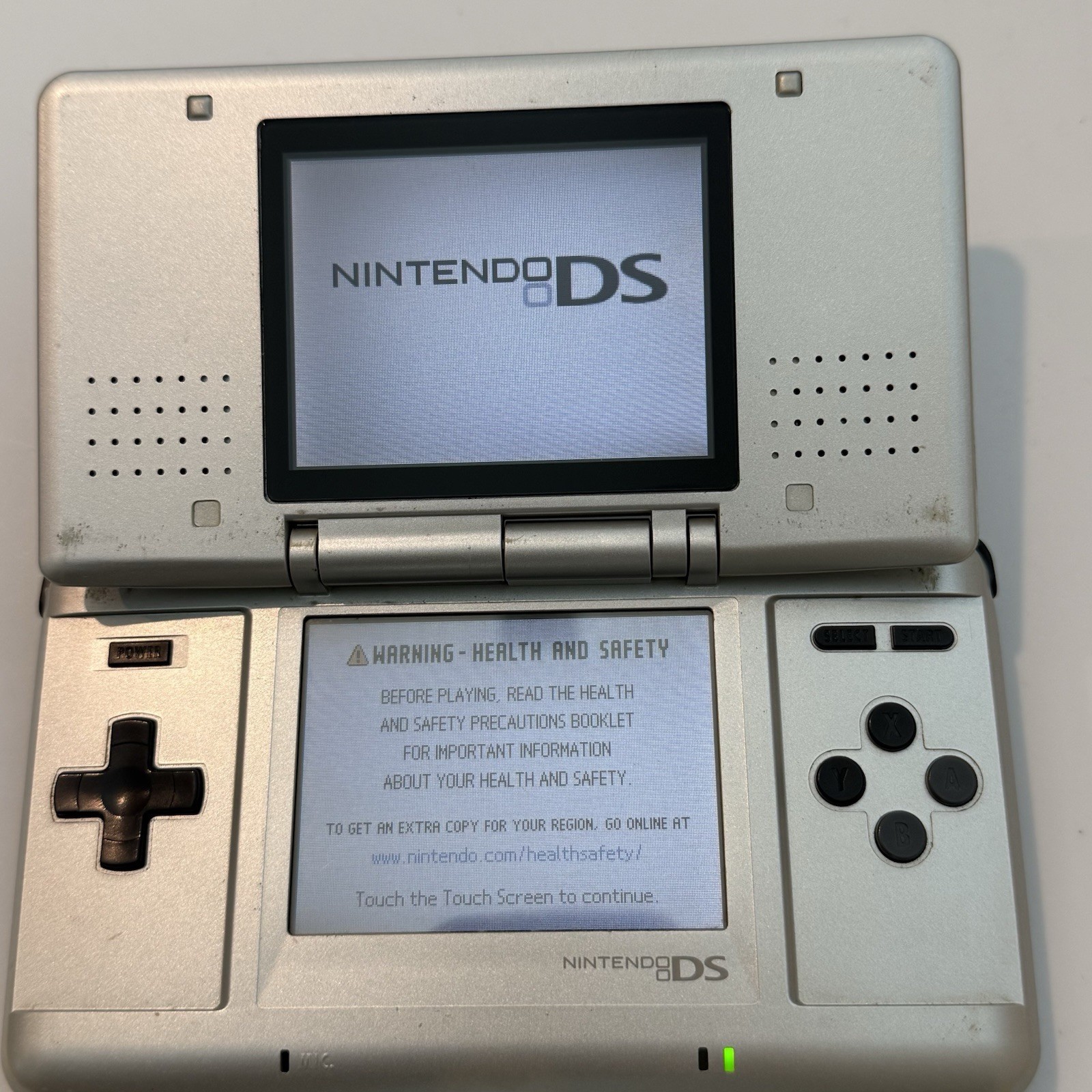 Ds – Nintendo DS Titanium Platinum Silver Game Console Tested Original #2961