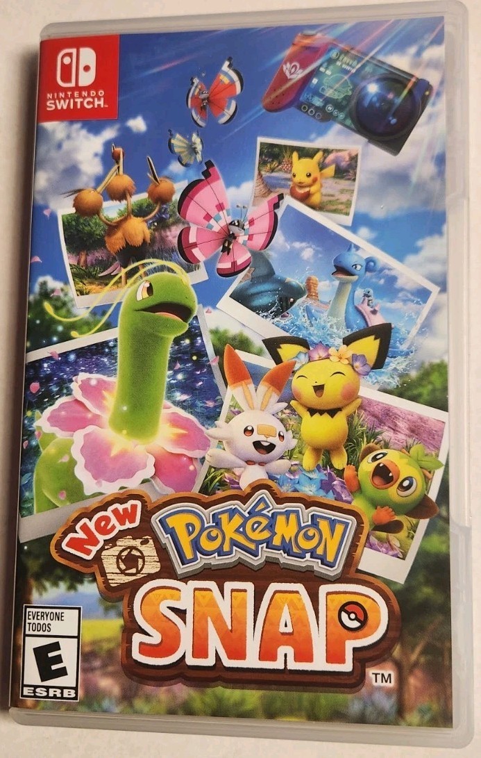 New Pokémon Snap Nintendo Switch Video Game In Case Excellent