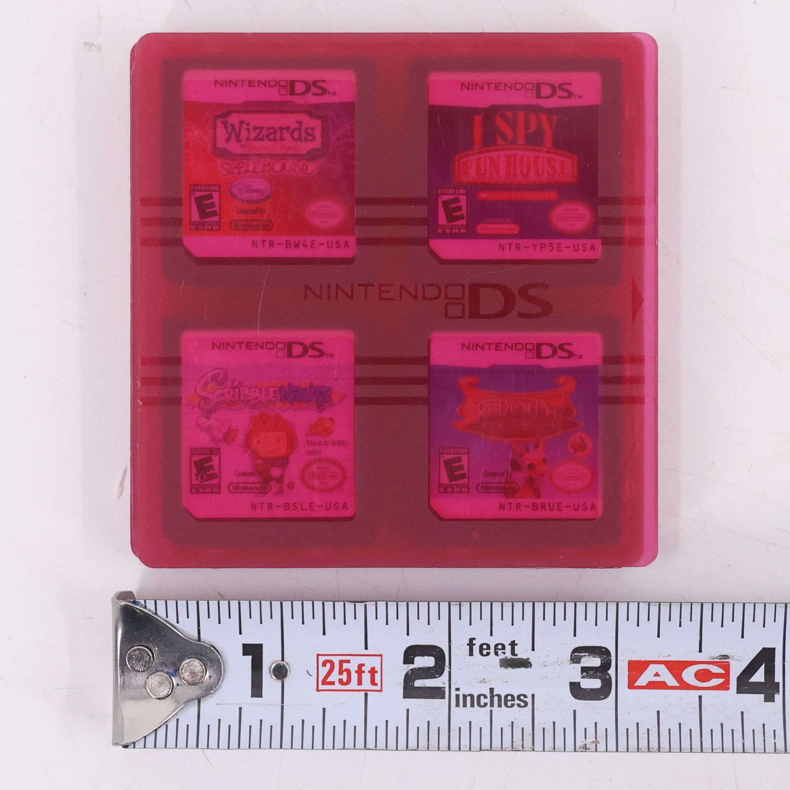 Nintendo 3DS XL Red/Black Console Bundle 6 Games