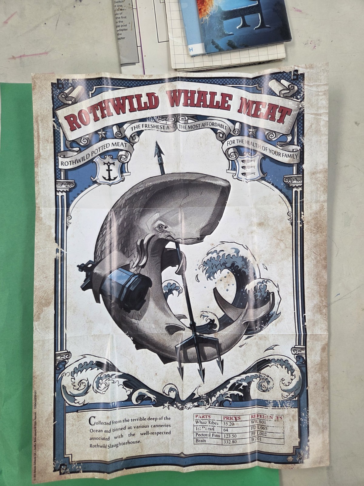 Dishonored Game of the Year Double Sided Folded Poster – Bitterleaf & Rothwild