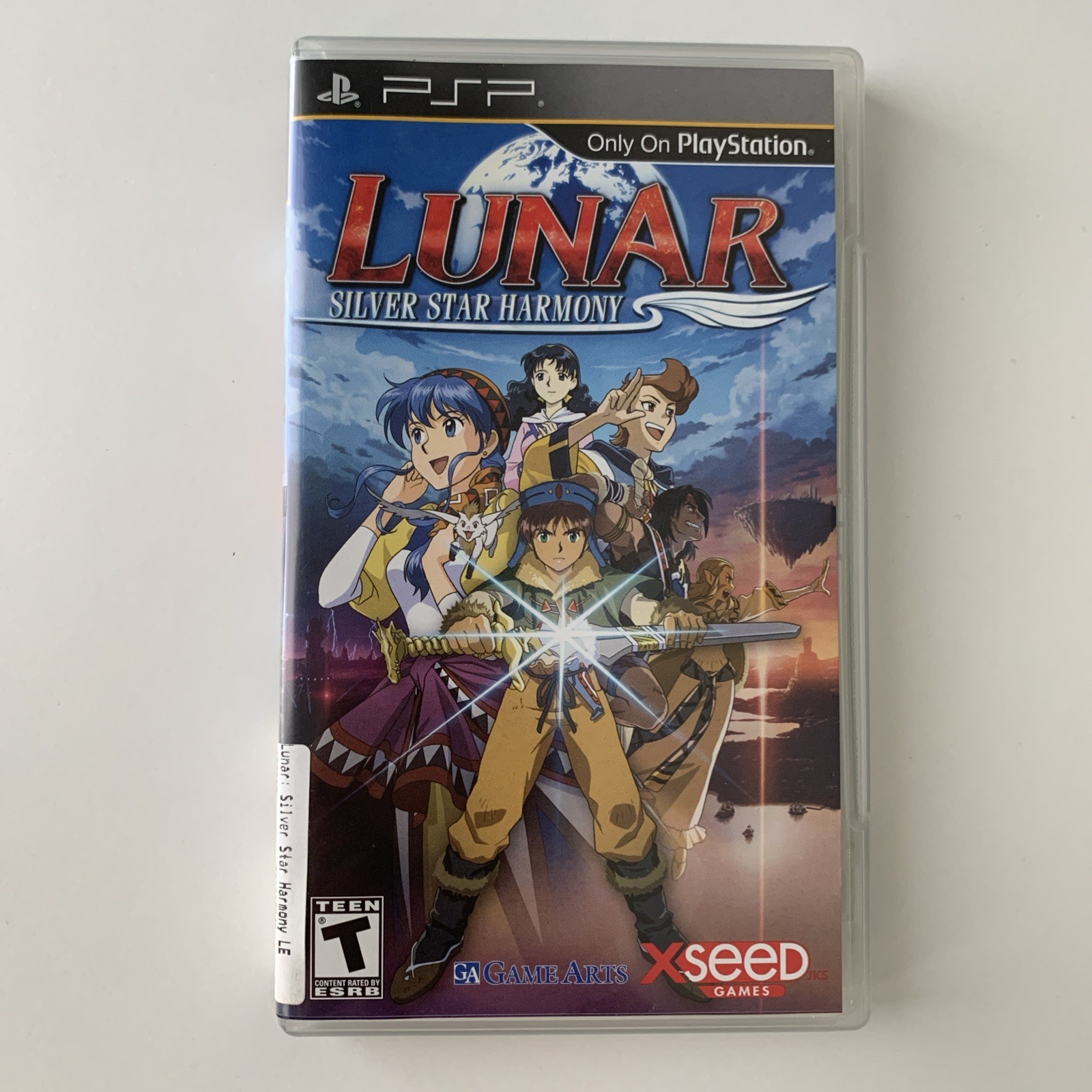 Lunar: Silver Star Harmony Premium Edition XSEED PSP Very Clean No Game