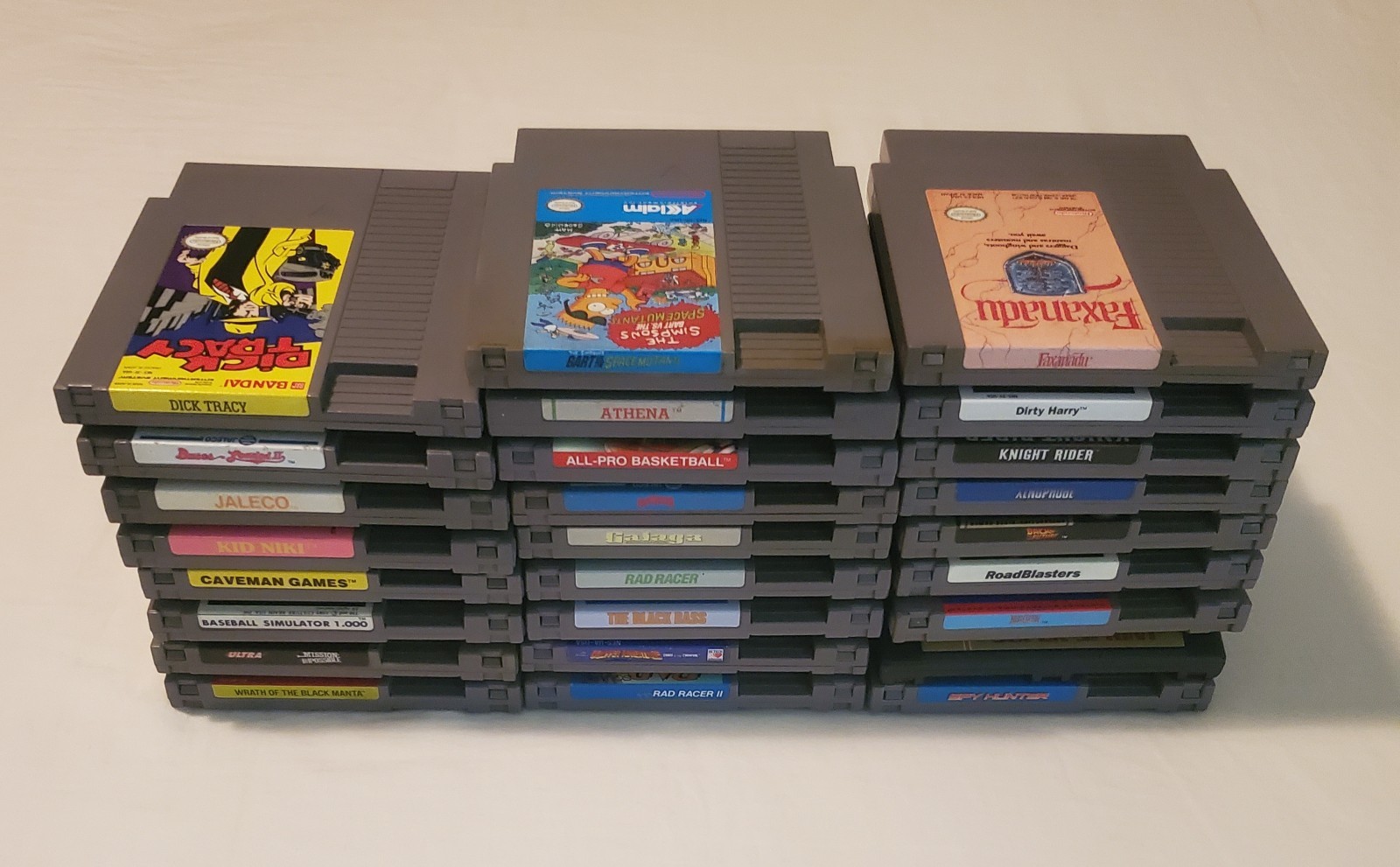 Bulk Lot of 26 Nintendo NES Games – Various Titles – Tested