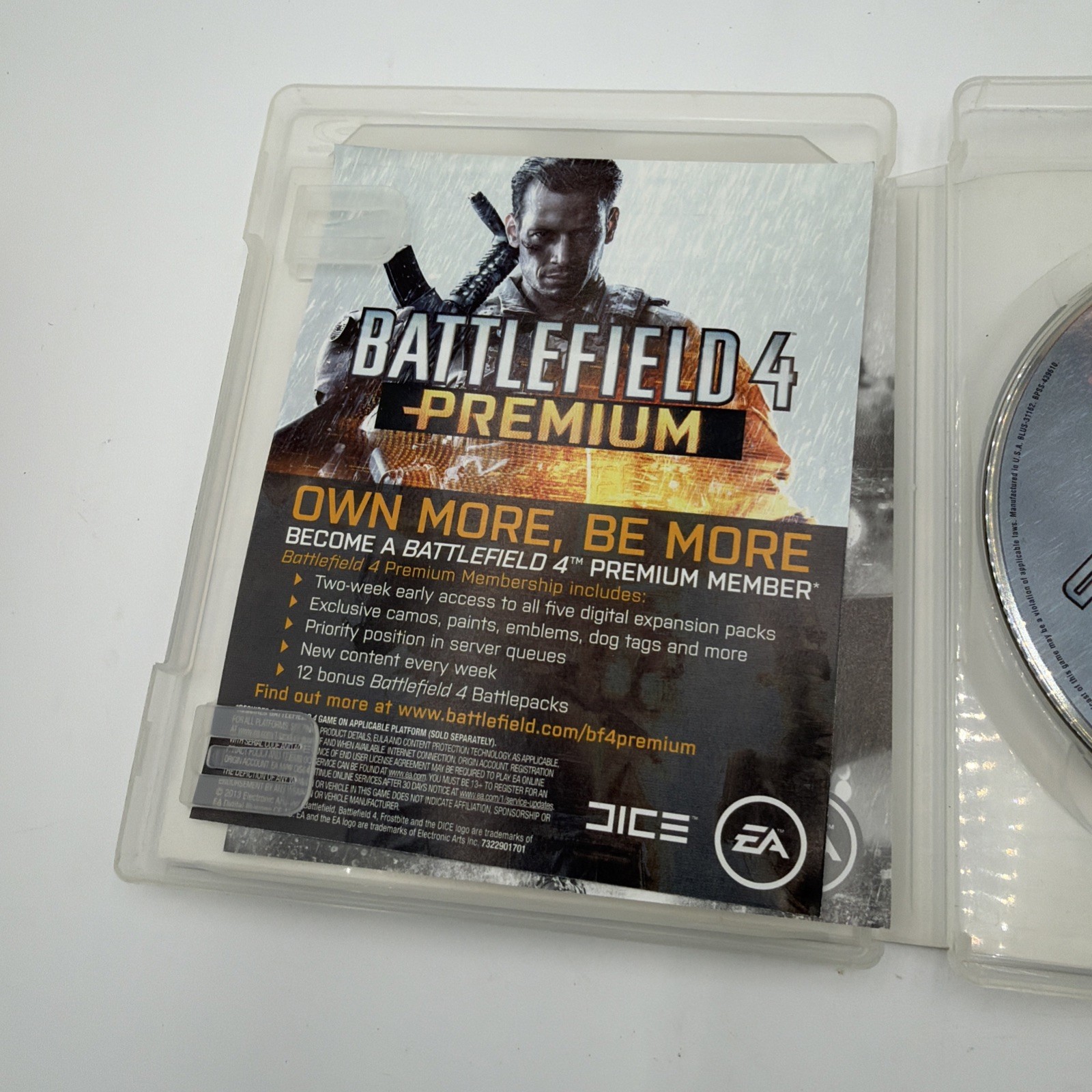 Battlefield 4 PS3 (Sony PlayStation 3, 2013)
