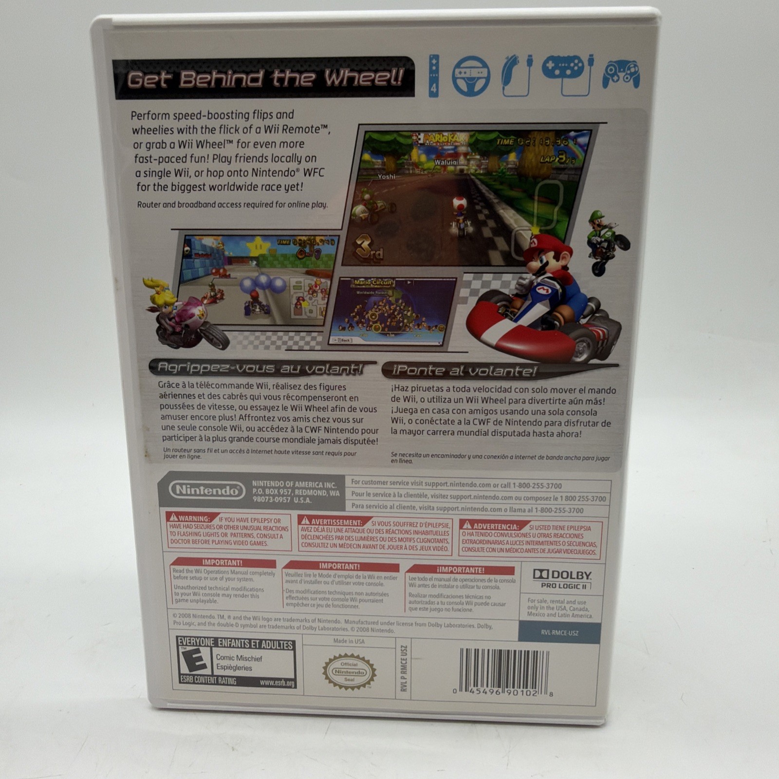 Mario Kart Wii (Nintendo Wii) 2008 – No Manual Tested Working