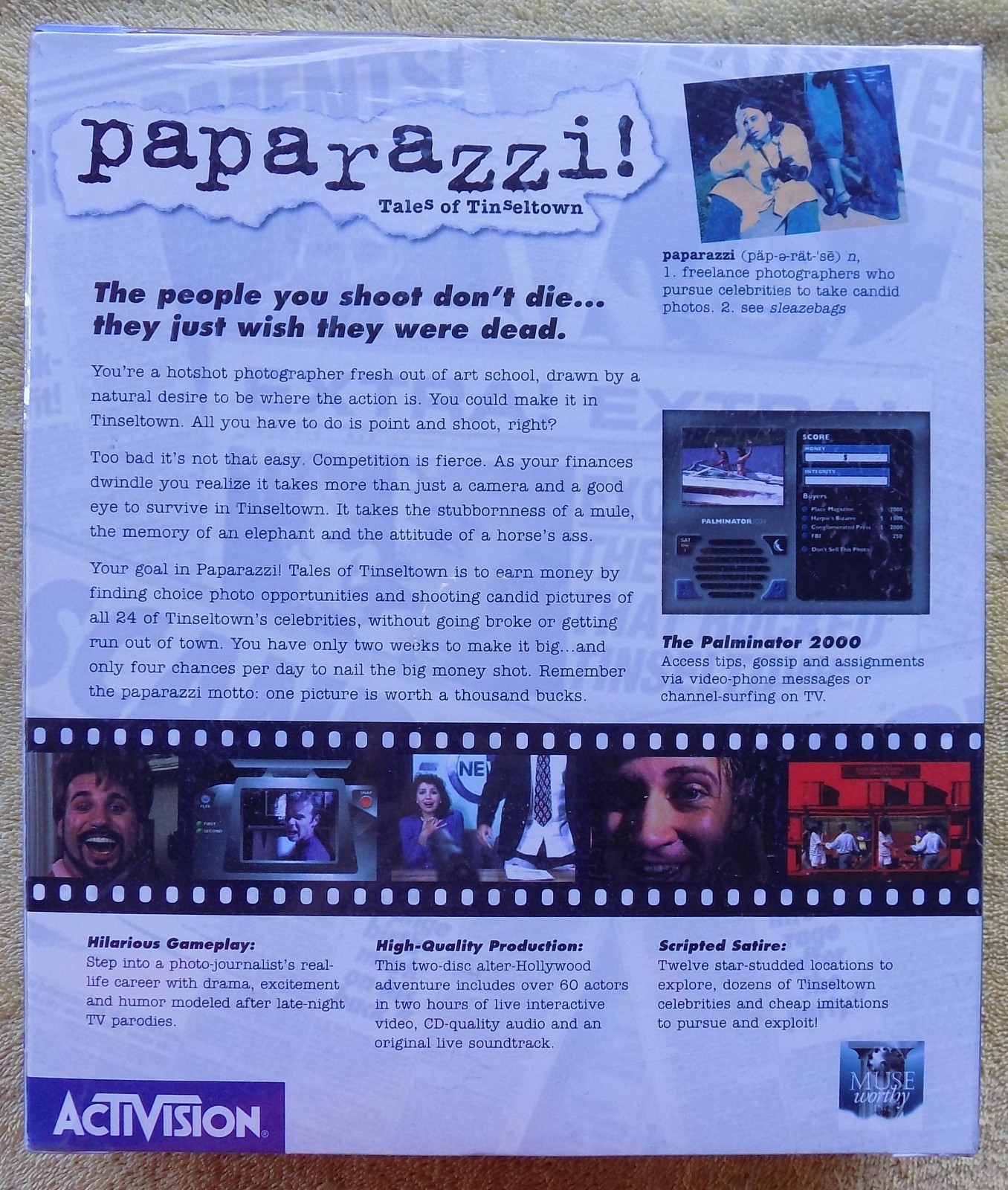 Paparazzi! – 1995 Museworthy for Macintosh/MAC NISB
