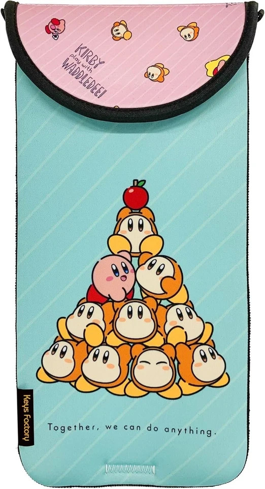 Nintendo Switch 2 Case Kirby play with Waddle Dee Straight Pouch Keys Factory JP
