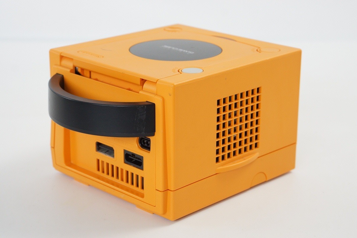 Gamecube Orange Console Boxed DOL-001JP For Japan Game Tested System DN11110503