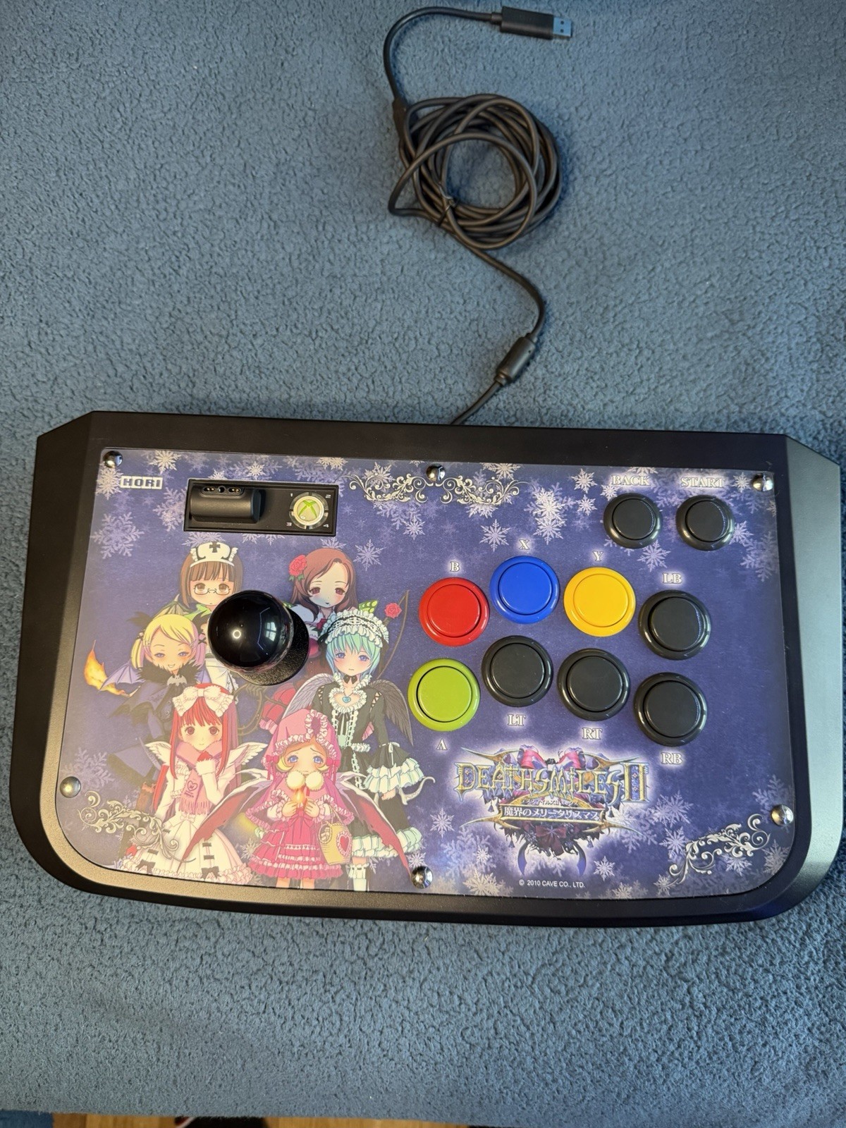 Deathsmiles II X CAVE SHMUP HORI Arcade Stick Xbox 360 CIB VERY RARE!!!