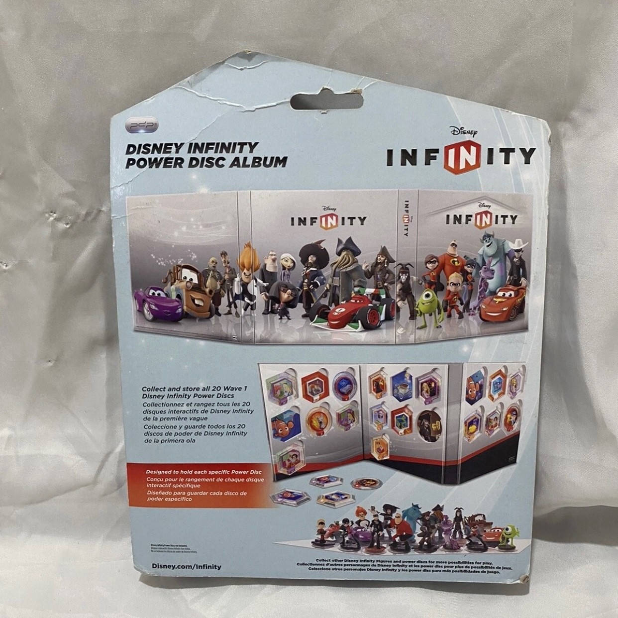 Disney Infinity 2.0 Power Disc Album Storage Case Collector Book Video Game