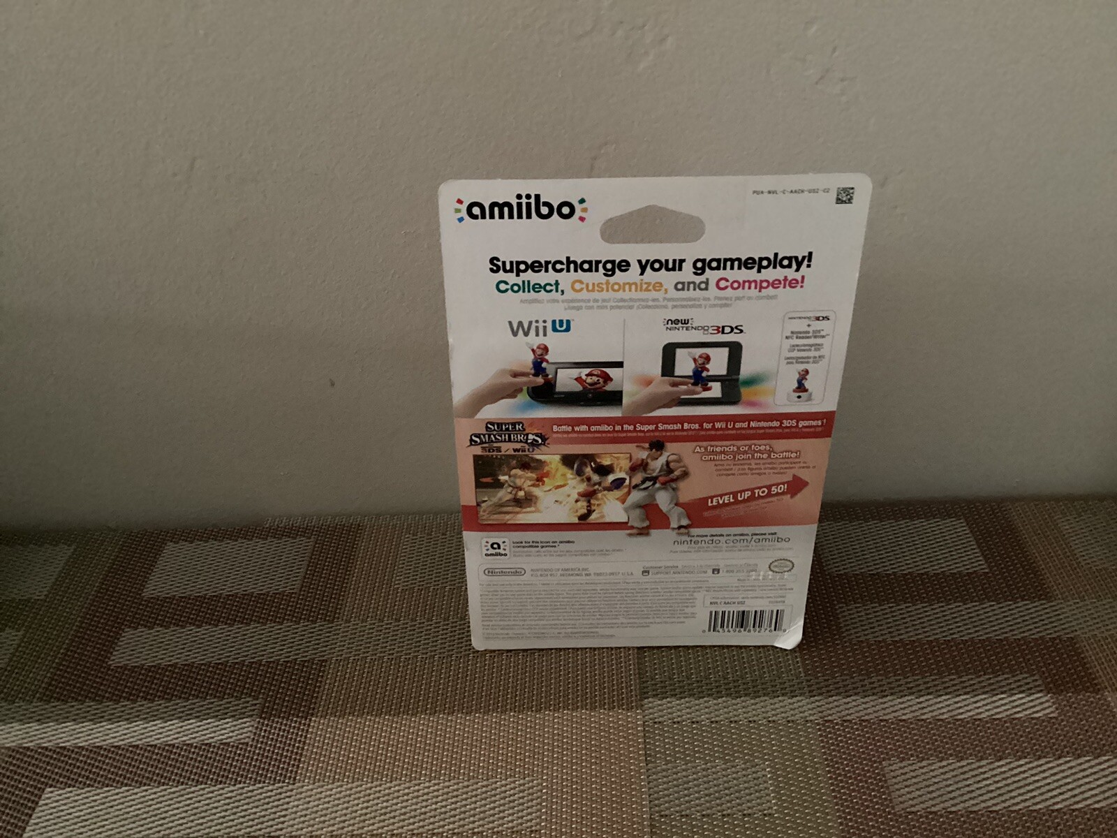 Amiibo RYU (Street Fighter Series) Super Smash Bro. Nintendo ** New in Box