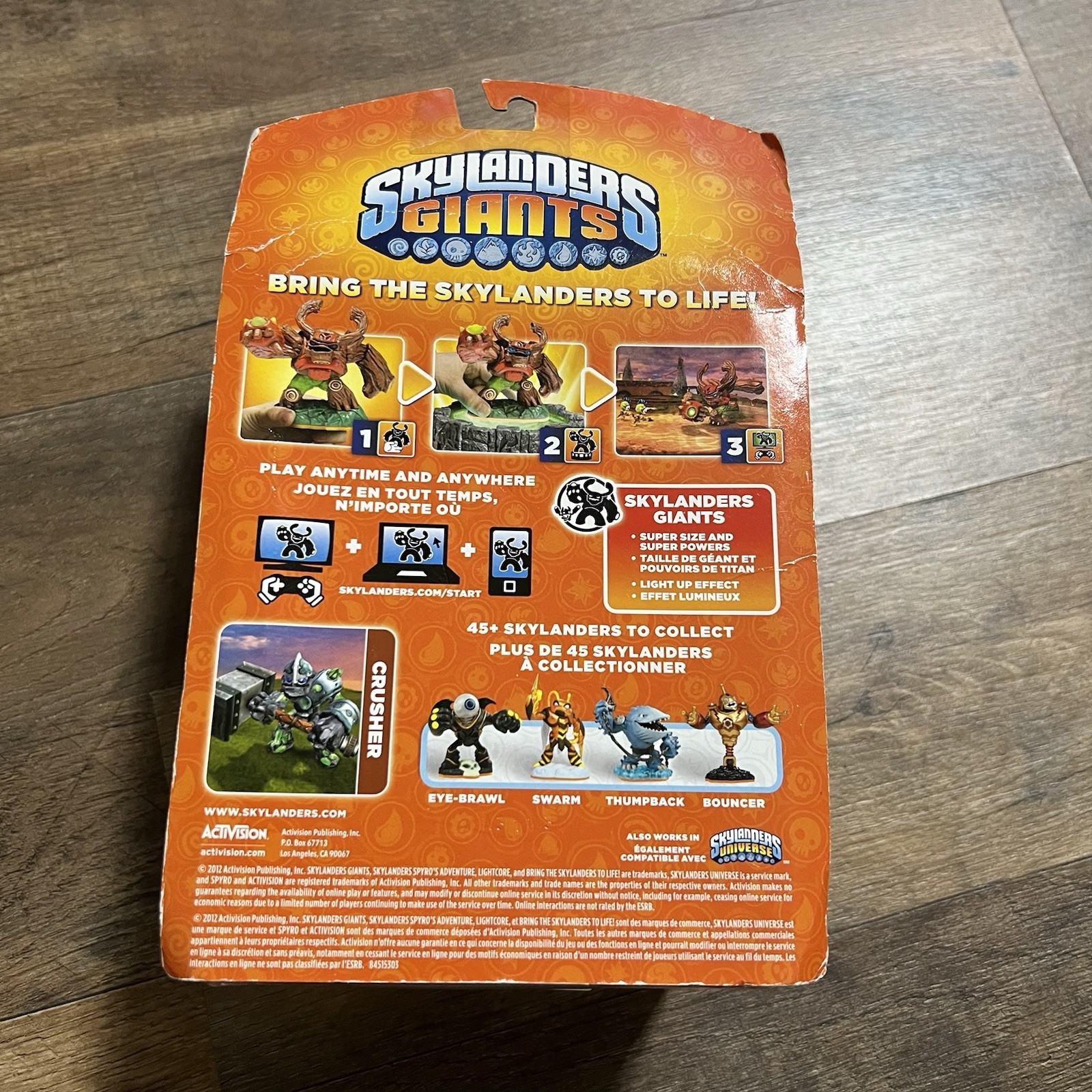 Skylanders Giants CRUSHER Figure NIB New