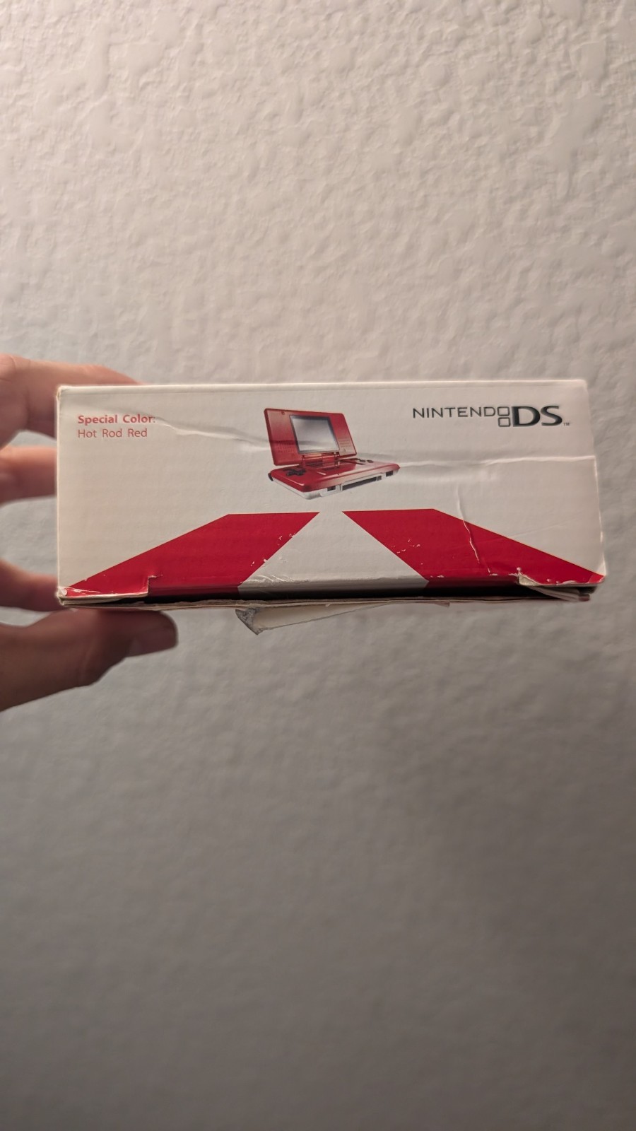 Nintendo DS Hot Rod Red Wi-Fi Handheld Console NTSC-U/C w/ Mario Kart DS