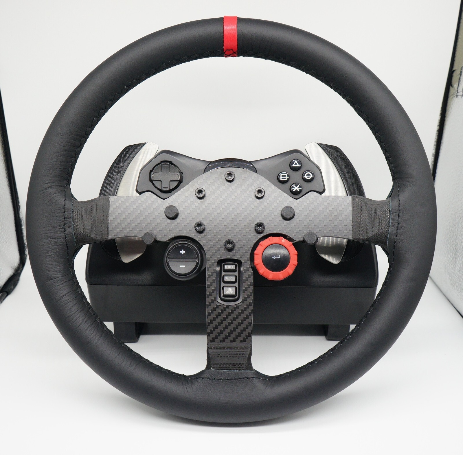 SIMPUSH Logitech G29 G923 13inchs 33cm Circular steering wheel Rally sim racing