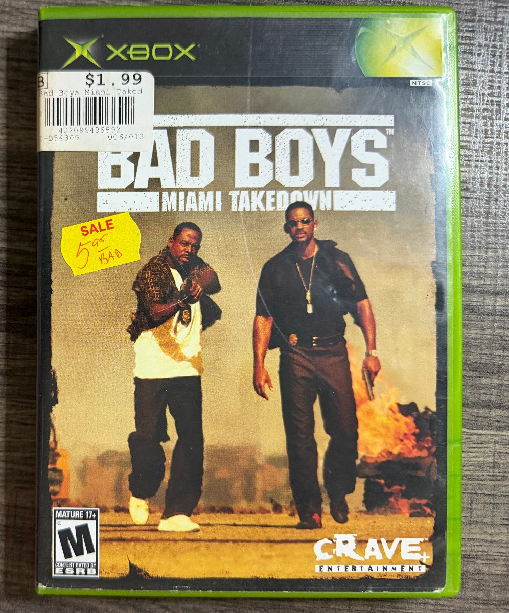 Bad Boys Miami Takedown (Original Xbox) Plays On Xbox 360 BC Tested Action