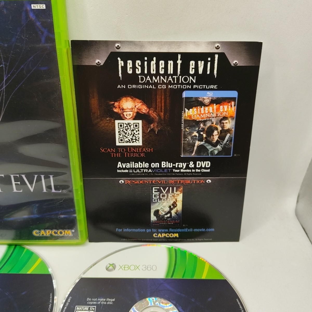 Resident Evil 6 (Microsoft Xbox 360, 2012) Complete CIB Both Discs Tested Works