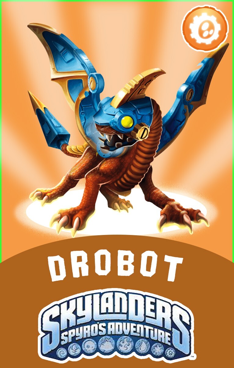 Skylanders Spyro’s Adventure Drobot NFC Card FREE SHIPPING