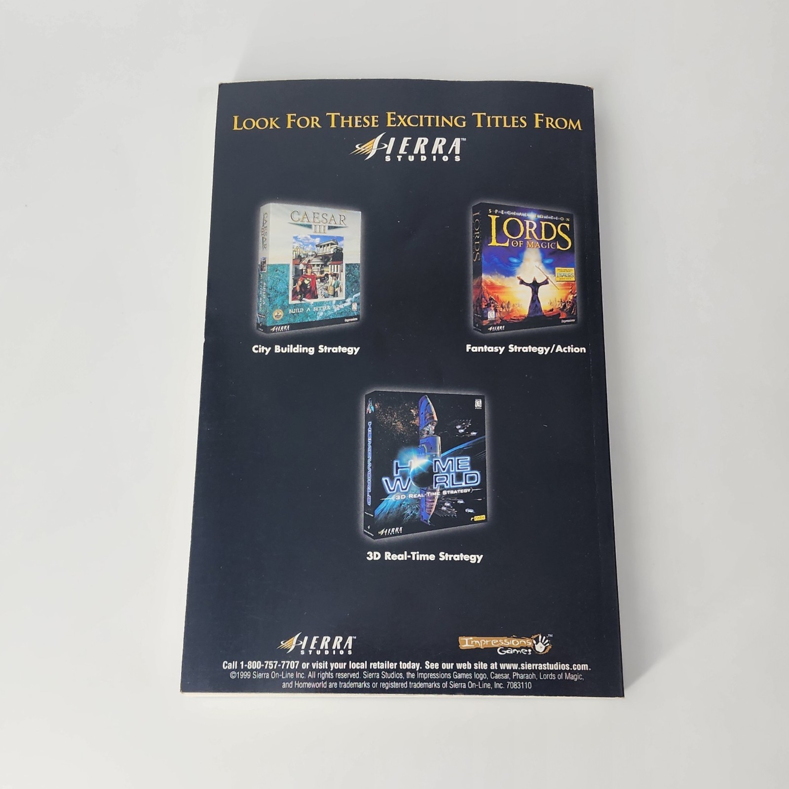 Pharaoh (PC, 1999) BIG BOX Vintage PC Game w/ Manual, Box, Map & CD – Sierra