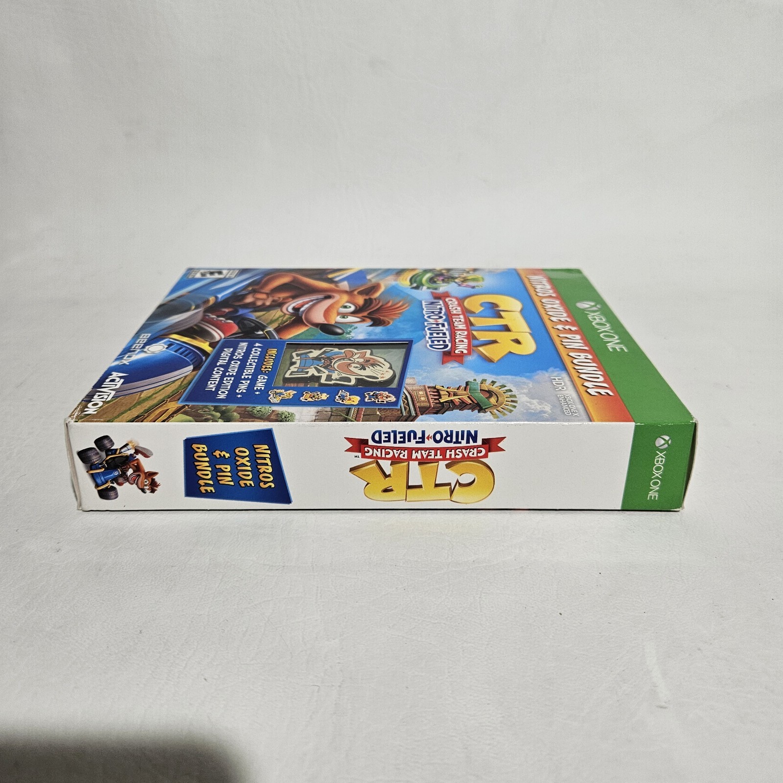 Crash Team Racing: Nitro Fuled Microsoft Xbox One Oxide & Pin Bundle NEW Sealed