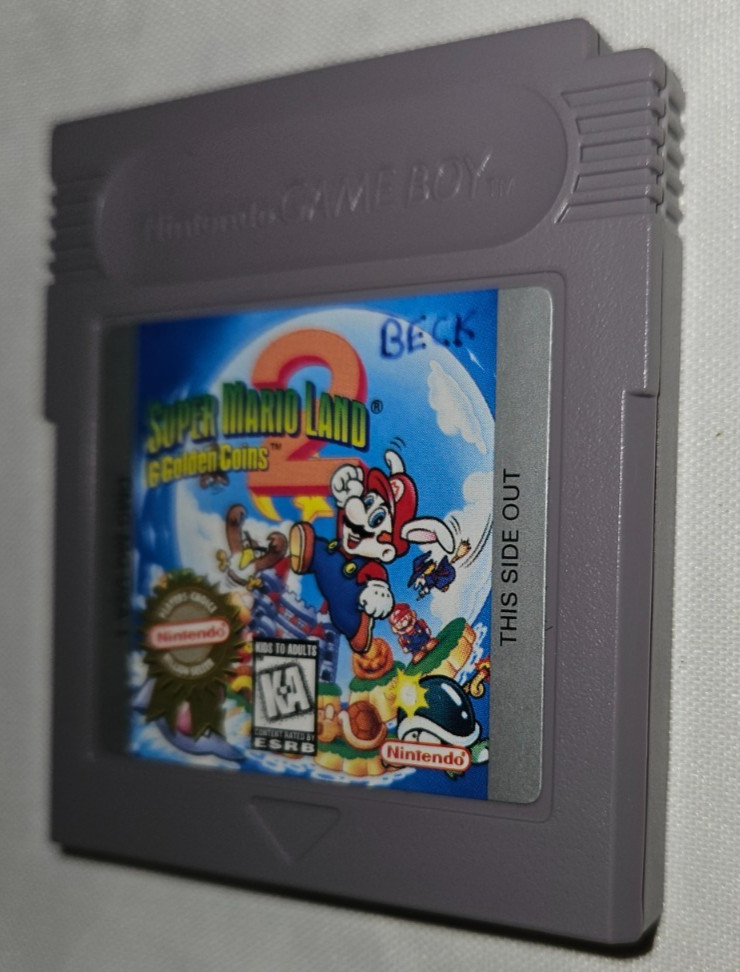 Super Mario Land 2 Cartridge Only Authentic Nintendo Game Boy New Battery USA-1