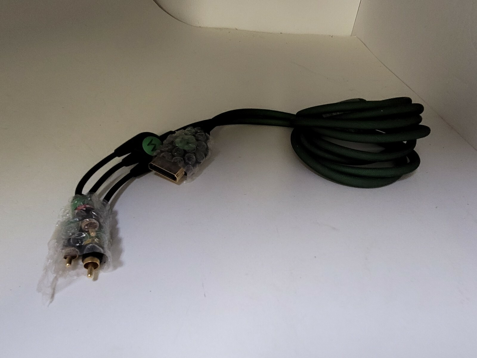 Official Monster Gamelink 300 RCA AV Composite Cable for ORIGINAL XBOX 10FT