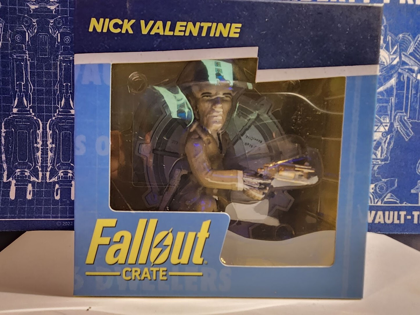 Fallout Crate Lootcrate Screen Shots Nick Valentine Figure Sealed New