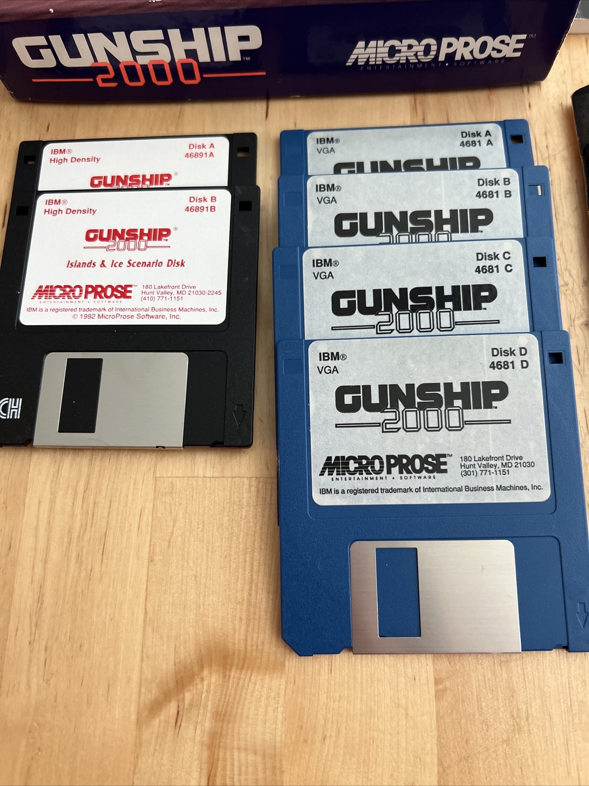 Gunship 2000 Helicopter Simulation MicroPose SEE PICS