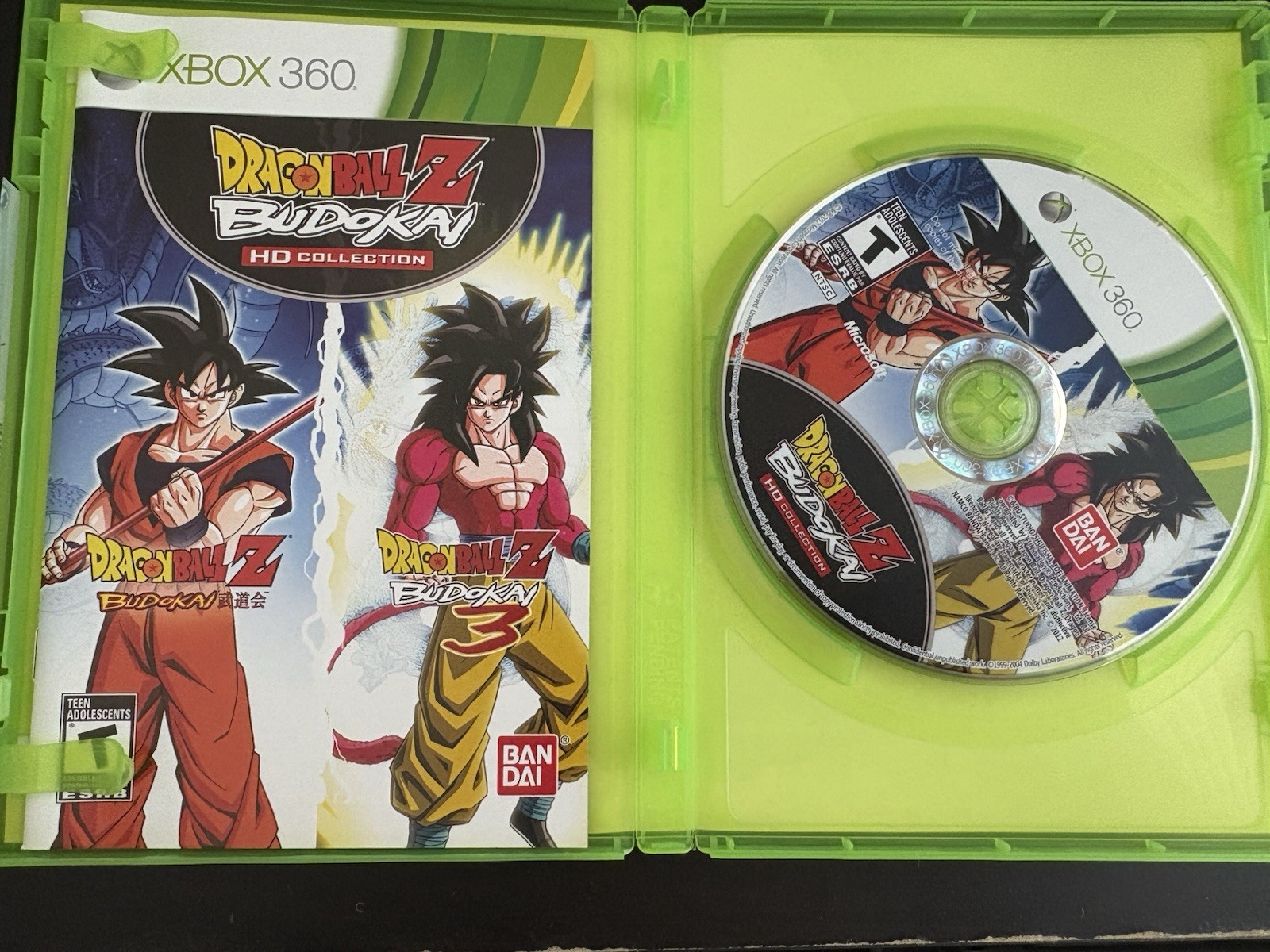 Dragon Ball Z Budokai HD Collection Xbox 360 CIB Complete W/ Security Sticker