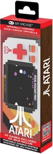 My Arcade – DGUNL-7134 Atari Pixel Pocket Pro Portable Handheld Gaming System [N