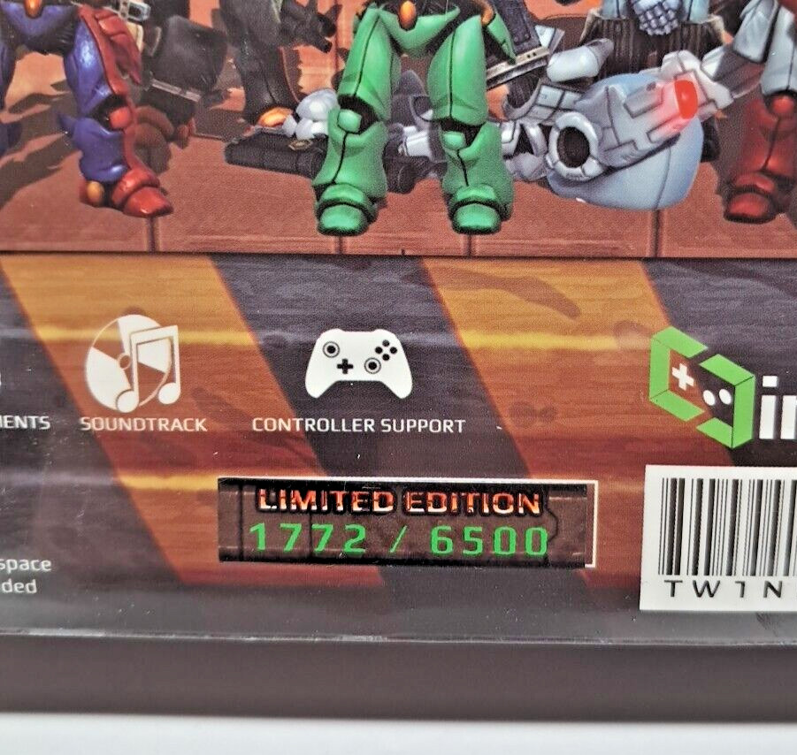 Assault Android Cactus Indiebox PC Game Limited Edition New Sealed 1772/6500