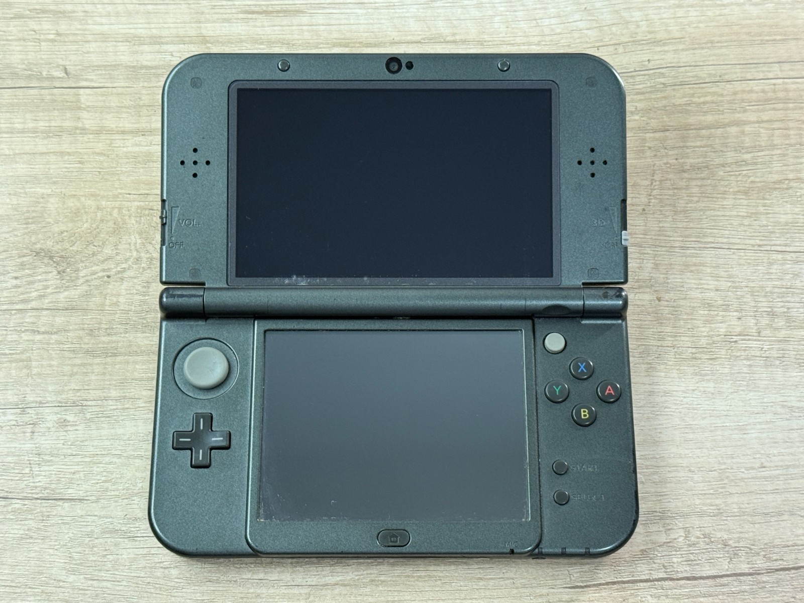 RANK B+ Dual IPS Nintendo New 3DS XL Metallic Black Console Tested Japan D6404