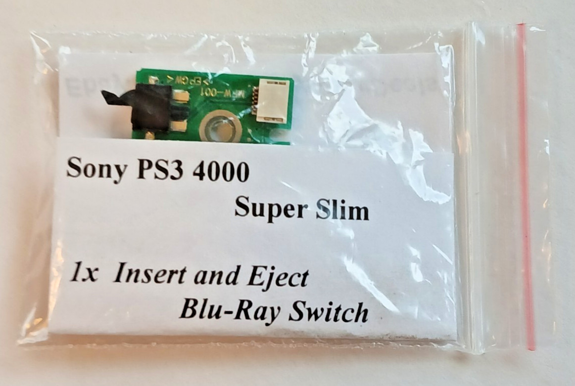 PS3 Eject Switch, PS3 4xxx Super Slim, Issues with Disk Not Being Detected