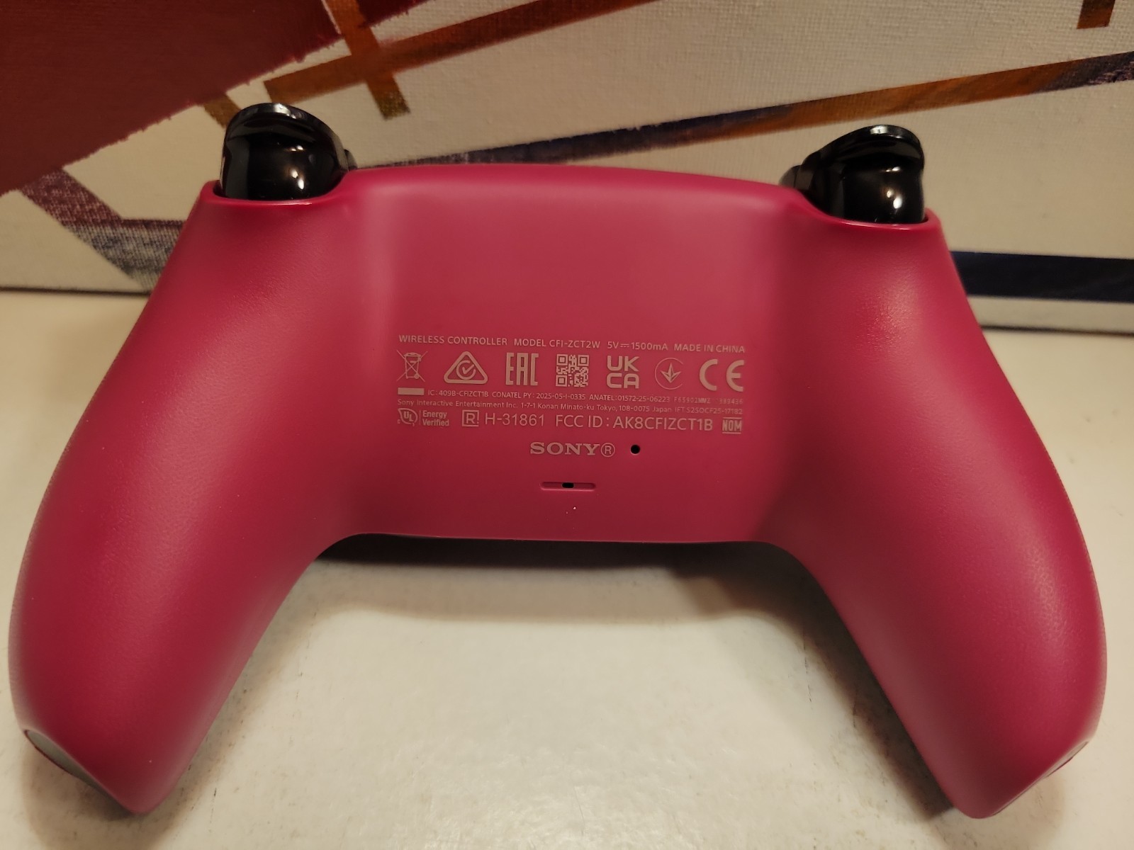 TMR Analogs Custom Cosmic Red Ps5 Sony DualSense Wireless Controller