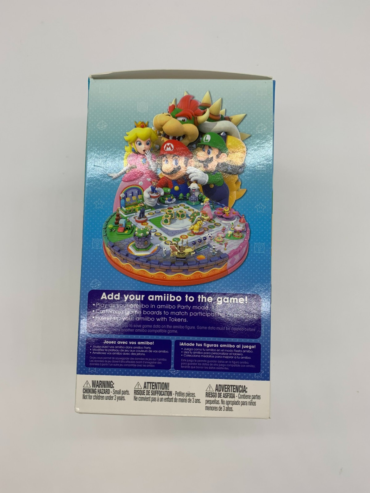 Mario Party 10 + Mario amiibo with Large Box (Wii U, 2015)